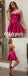 Sexy Soft Satin Sweetheart V-Neck A-Line Mini Dresses/ Homecoming Dresses, PDS0544