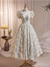 Elegant Appliqued Off Shoulder A-Line Floor-Length Prom Dresses PDS1108