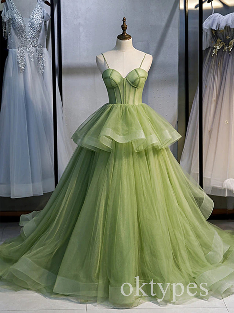 Elegant Sweetheart Sleeveless A-line Floor Length Women Prom Dresses PDS1270