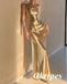 Sexy Elastic Satin Bateau Open Back Mermaid Long Prom Dresses, PDS1026