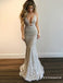 Sexy Deep V-neck Long Cheap Mermaid Prom Dresses With Beaded, TYP1819