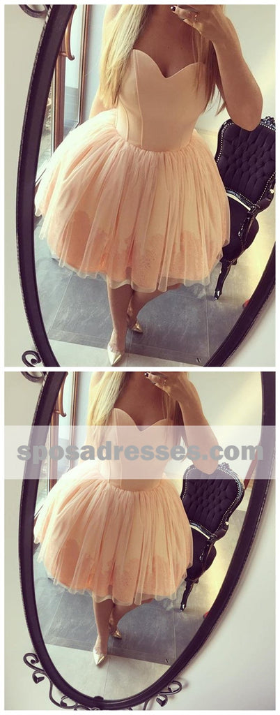 Sweetheart Simple Cheap Short Homecoming Dresses Online, CM527