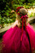 Beautiful Regular Straps Tulle Flower Girl Dresses With Flower Appliques, TYP1091