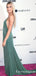 New Arrival Sparkly Spaghetti Strap Sleeveless Green Sequin Long Cheap Prom Dresses, TYP2086