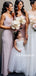 Simple V-neck Mermaid Sleeveless Cheap Long Bridesmaid Dresses, BDS0137