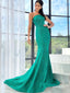 Newest Mermaid Straight Simple Long Prom Dresses, PDS0227