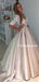 Charming New Arrival Half Sleeves Lace Top Soft Beautiful Simple Wedding Dress, TYP0839