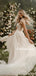 Elegant Straight Long A-line Lace Beach Bridal Gowns Wedding Dresses, TYP1981