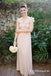 One Shoulder Sleeveless Backless A Line Chiffon Long Bridesmaid Dresses, TYP1808