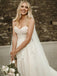 Elegant Straight Long A-line Lace Beach Bridal Gowns Wedding Dresses, TYP1981