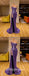 Sexy Purple Special Fabric One shoulder Side Slit Mermaid Long Prom Dresses,PDS0573