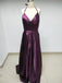 Halter Satin Prom Dresses_US6, SO003