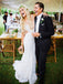 Ivory Lace Country Wedding Dresses V Neck Mermaid Wedding Dresses, TYP1214