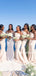 Mermaid Straight New Simple Long Bridesmaid Dresses, BDS0148