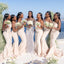 Mermaid Straight New Simple Long Bridesmaid Dresses, BDS0148