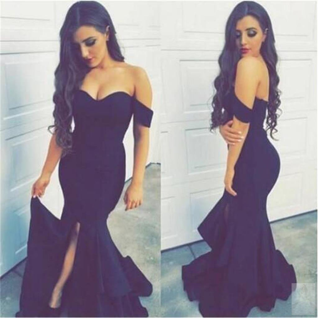 Off shoulder Prom Dresses, Mermaid Prom Dresses, Side Slit Prom Dresses, Sexy Prom Dresses, Party Dresses, Cocktail Prom Dresses, Evening Dresses, Long Prom Dress, Prom Dresses Online, TYP0020