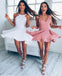 Sexy Backless Pink Cheap Homecoming Dresses Under 100, CM400