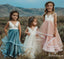 Lovely V Neck Sleeveless Organza Flower Girl Dresses for Wedding Party, TYP1952