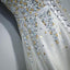 Beautiful Sweetheart A line Beading Grey tulle Prom Dresses Online, TYP1350