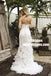 Sweetheart Lace Backless Zipper Wedding Dresses With Ruffles, TYP0958