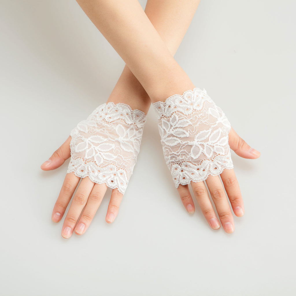 Women's Lace Gloves, black lace gloves, fingerless gloves, Tea Party Gloves, Lace Gloves, Wedding Gloves, TYP0536