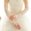 Wedding Gloves, Lace Flower Bridal Gloves, Beading Gloves, Long Gloves, TYP0532