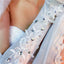 Long Finger Handmade Flower Rhinestone Wedding Bridal Gloves, TYP0636