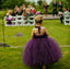 Purple Tulle Ball Gown Flower Girl Dresses, Simple Cheap Little Girl Dresses, TYP0986