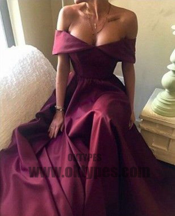 Long Mermaid Prom Dresses, Off-shoulder Prom Dresses, Backless Prom Dresses, Charming Prom Dresses, TYP0349