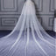 Simple Delicate Double Layer Tulle Ivory Wedding Veil , WV0117