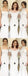 Mismatched Mermaid Square Neck Long Ivory Satin Bridesmaid Dresses, TYP1974