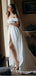 Elegant Off Shoulder Satin Long Cheap Ball Gown Wedding Dresses, TYP1984