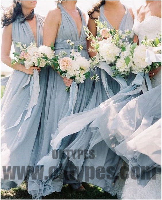 Newest Bridesmaid Dresses, Long Floor Length Jersey Bridesmaid Dresses, TYP0364