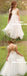 A-Line Square Neck White Tulle Flower Girl Dress with Sequined Flowers, TYP0968