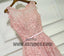 Princess Prom Dresses, Pink Prom Dresses, Long Prom Dresses With Belt/Sash/Ribbon Sleeveless Round, TYP0445