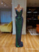 New Arrival Sparkly Sexy Spaghetti Strap Long Sleeves High Slit Long Cheap Sequin Prom Dresses, TYP2053