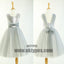 Round Neck Silver Sequin Tulle Pretty Little Girl Dresses For Wedding Party, Flower Girl Dresses, TYP0525