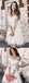 A-Line Off-Shoulder 3/4 Sleeves White Short Cheap Homecoming Party Dresses, TYP1023