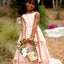 Newest Jewel Sleeveless Pink Long Flower Girl Dresses With Ruffles, TYP1957