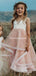 Lovely V Neck Sleeveless Organza Flower Girl Dresses for Wedding Party, TYP1952