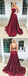 Charming Simple Burgundy Straps Long Satin Prom Dresses, TYP1596