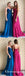 Spaghetti Straps A-Line Long Cheap Prom Dresses with Lace Top, TYP1898