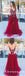 Spaghetti Straps Beading Tulle Burgundy Long Cheap Prom Dresses, TYP1896