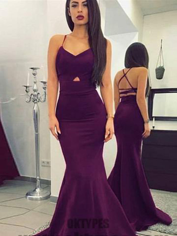 Long Mermaid Prom Dresses, Halter Prom Dresses, Backless Prom Dresses, Sexy Prom Dresses, TYP0224