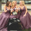 Sexy Spaghetti Straps Long Cheap Light Purple Tulle Bridesmaid Dresses Online, TYP1055