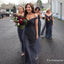 Charming Off the Shoulder Tulle Long Cheap Bridesmaid Dresses, TYP2008