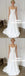 A-Line Straps Sweep Train Sleeveless Stain Simple Wedding Dresses, TYP0918