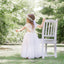 Lovely Tulle Print A-line Long Cheap Flower Girl Dresses, FGS0028